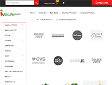 Tablet Screenshot of carrotsnpeas.com
